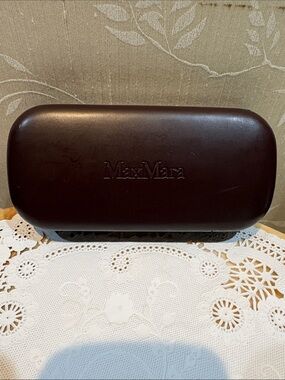 MaxMara Dark Brown Hard Eyewear Case